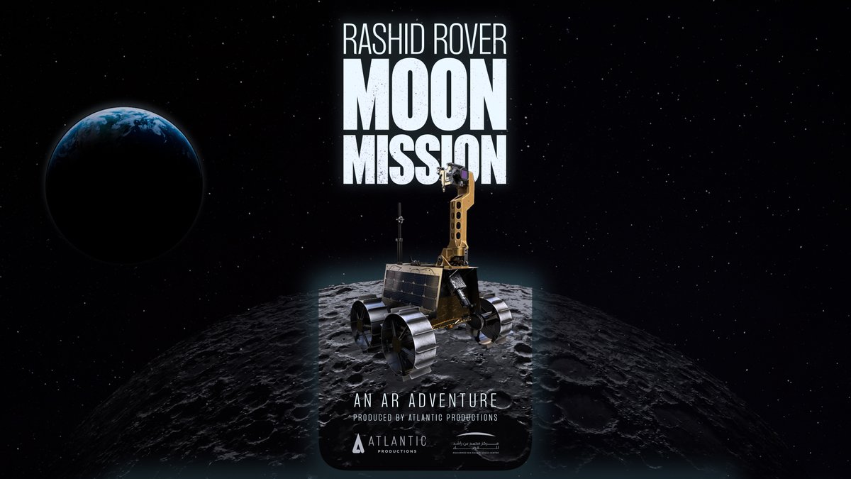 AlchemyImmerse's tweet photo. Atlantic Productions and the @mbrspacecentre have joined forces to take you on a groundbreaking journey to the moon in Rashid Rover: Moon Mission.
Available on iOS and Android; go to https://t.co/u8G7PDnsUr to experience #RashidRover for yourself! https://t.co/AMQrcoPXa5