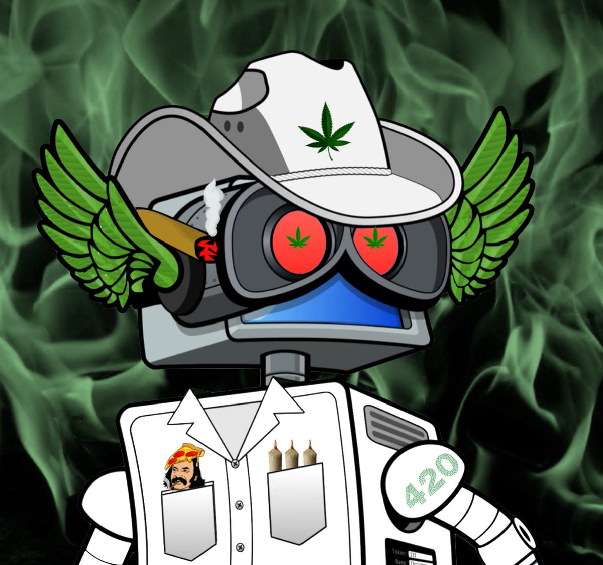 BlasphemousRoo's tweet photo. Yea...He's ready. #DrunkRobots #FourTwenty #LightThatShit #HitThatShit #PassThatShit https://t.co/4LjhbwUoY4