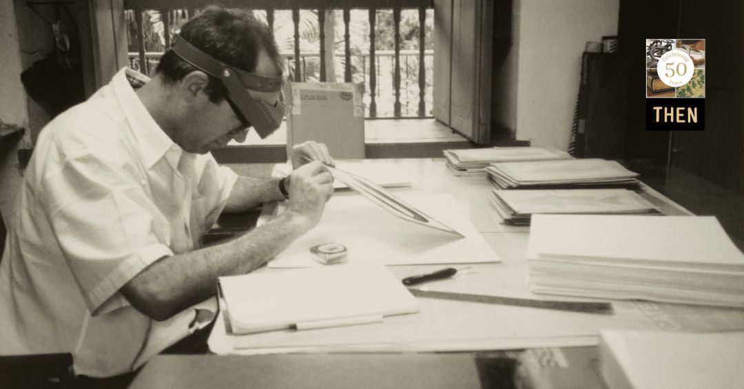 NEDCCInfo's tweet photo. Sometimes six eyes are better than two.
#TBT #NEDCC50th #PaperConservation #PaperConservator #ConservationLab https://t.co/YWCkDvP0K8