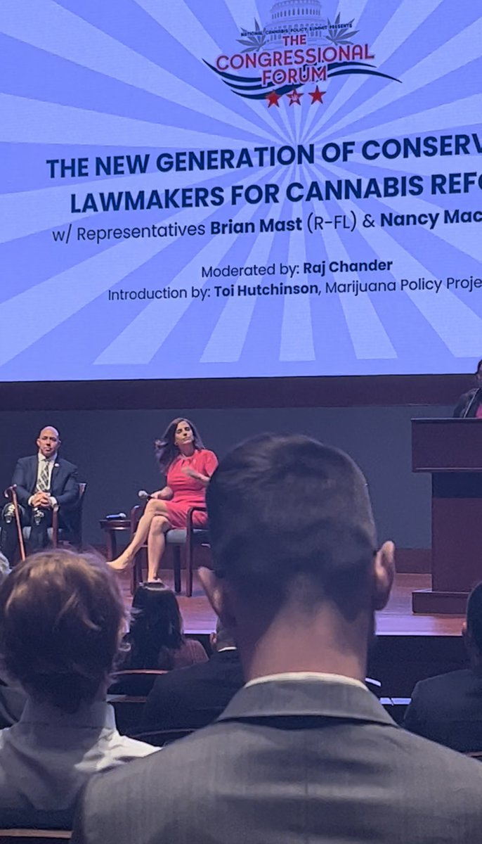 HigherMain420's tweet photo. Currently at the national Cannabis Policy Summit at Capitol attending the congressional Forum.  @RepBrianMast and @RepNancyMace for your representation! #M4MM #Advocacyincannabis https://t.co/LdZZATTbum