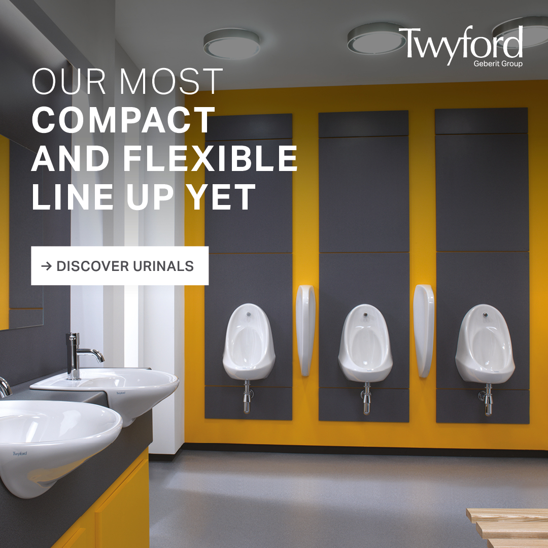 'With concealed cisterns and waterless technology, odour-reducing intelligence and anti-vandal resilience, urinal ranges provide you with dependable solutions for every washroom location. Learn how we can support you in your next project: bit.ly/39BZQdg