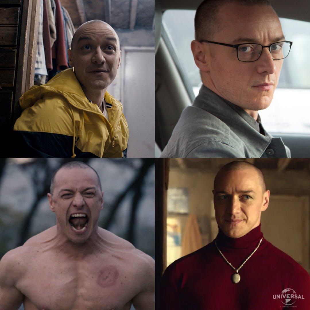 Happy Birthday to James McAvoy, James McAvoy, James McAvoy & James McAvoy! Split 