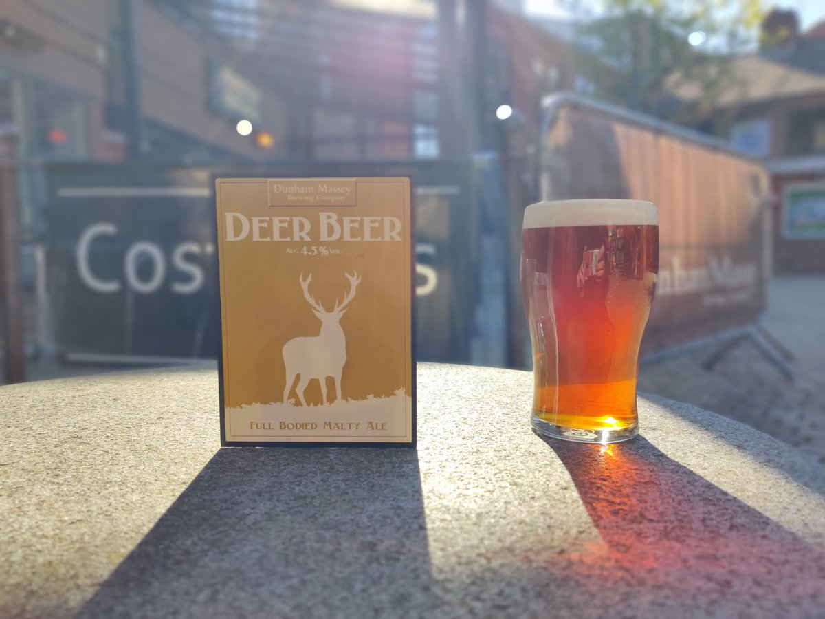 Deer Beer is back on sale! 🍻

Malty bitter @ 4.5% for £4.15 a pint! 

#ale #altrincham #realalepub #thursdayisthenewfriday