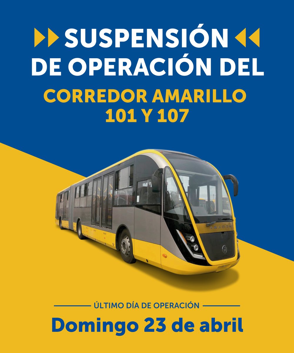 ATU_GobPeru's tweet photo. ¿Qué ha llevado a la suspensión de las rutas 101 y 107 del corredor Amarillo? La ATU y el concesionario tomaron esta decisión por una serie de problemas en el contrato de concesión. Te explicamos todo en nuestro hilo. https://t.co/MD4mJ0XXXl