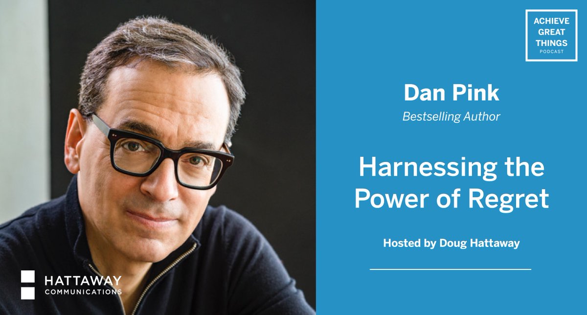 Regret makes us feel bad but can also clarify what we value. And show us how to make changes in our lives and the world. Learn more about harnessing the power of regret on the latest episode of Achieve Great Things with NYT Bestselling author <a href="/DanielPink/">Daniel Pink</a> 

soundcloud.com/achieve-great-…