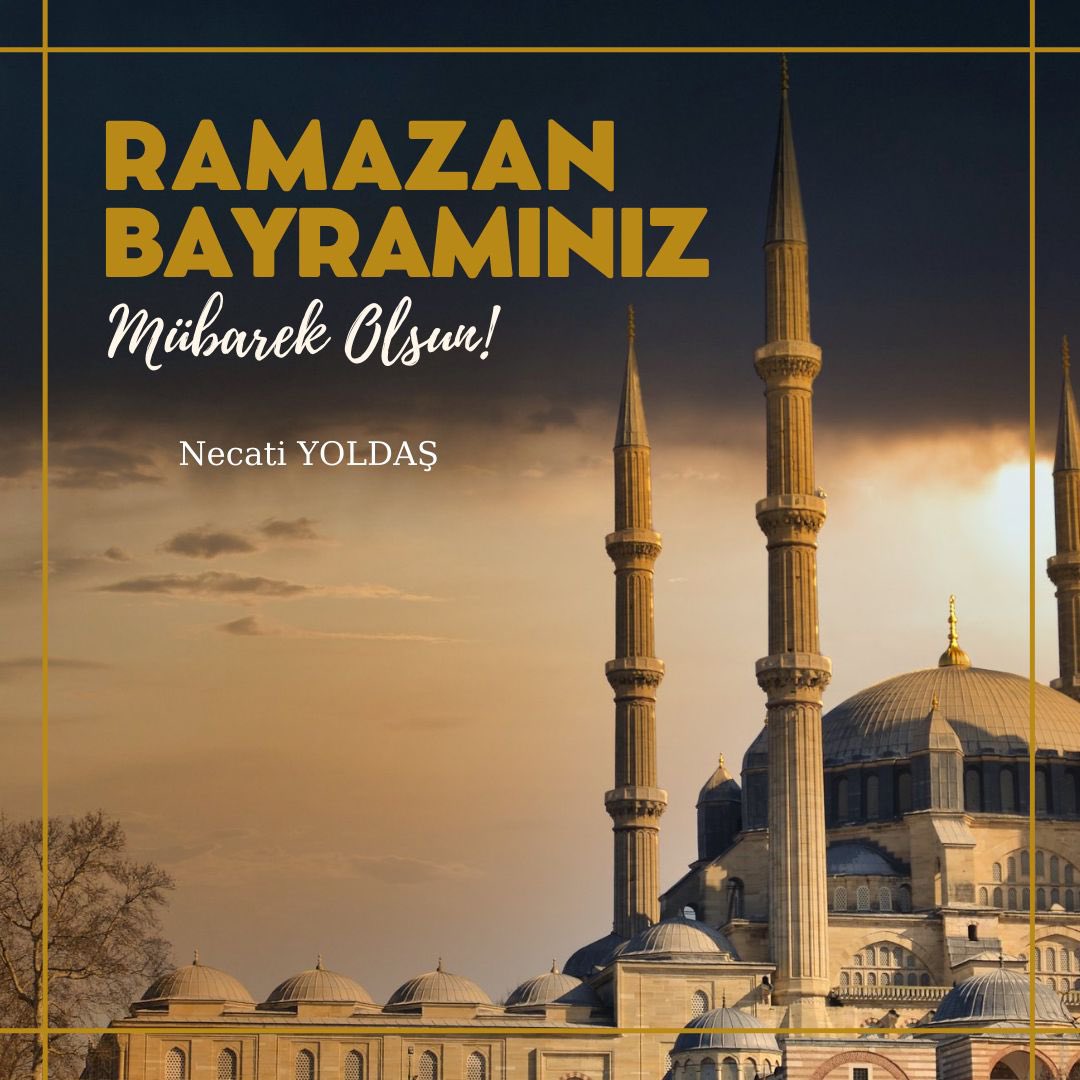 Mübarek Ramazan-ı Şerif Bayramınızı en kalbi duygularımla tebrik eder, İslam alemine ve tüm insanlığa huzur, sağlık ve bereket getirmesini temenni ederim.