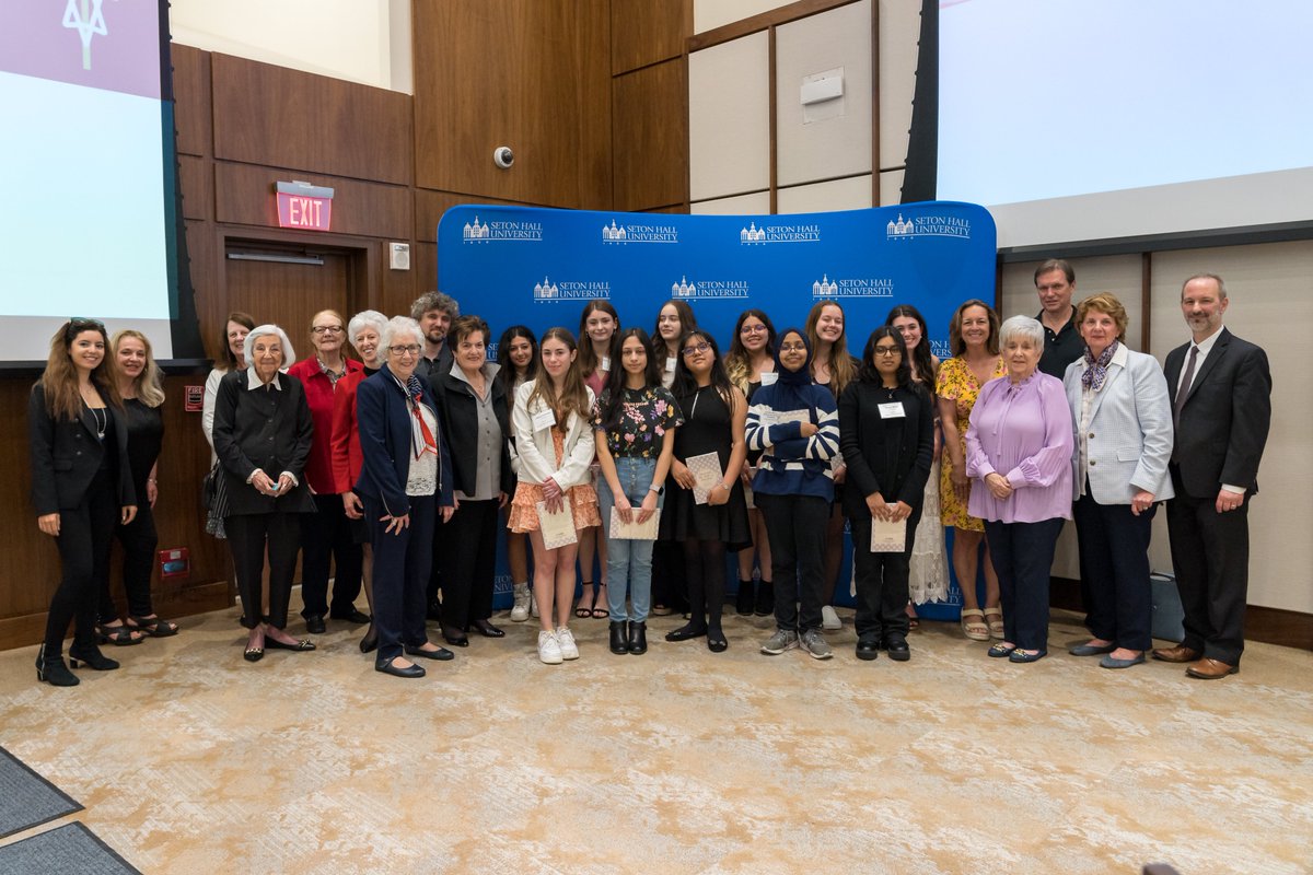 NJHolocaustComm's tweet photo. The Sister Rose Thering Fund hosted its annual Celebration of Education event on Sunday, April 16th at Seton Hall University.  Maud Peper Dahme served as a guest speaker for the event.  It was enjoyed by all. https://t.co/QhR9Srbcuq