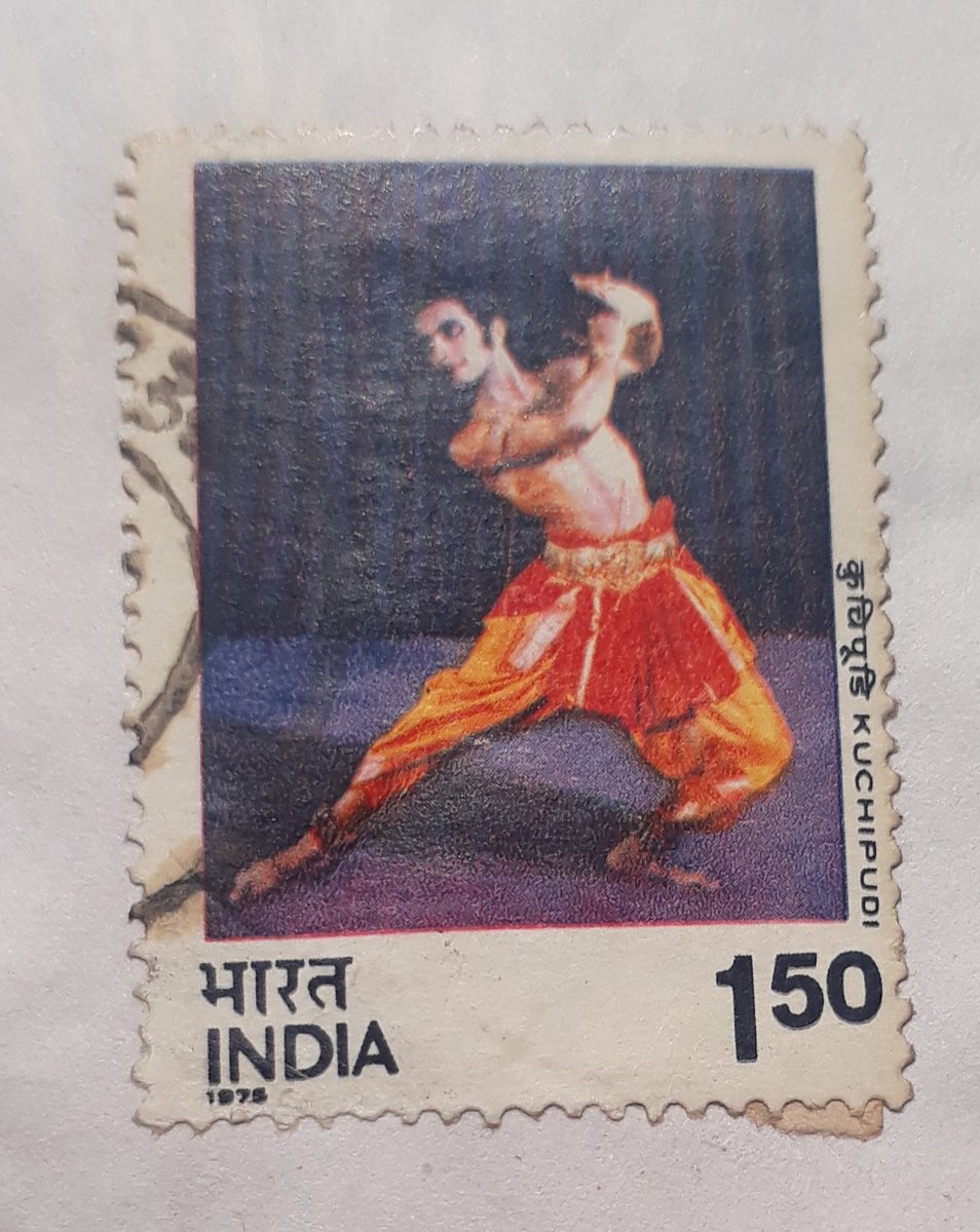 shreecoinsind's tweet photo. COMMEMORATIVE POSTAGE STAMP ON – #DANCESOFINDIA #KUCHIPUDI – ISSUED BY POSTAL DEPARTMENT India
DATE OF ISSUE : 20/10/75
DENOMINATION : 150Paise
#Philatelic #Philately #StampCollection #StampCollector #StampCollecting #RareStamps #vintagestamp https://t.co/SUyvptbWZc