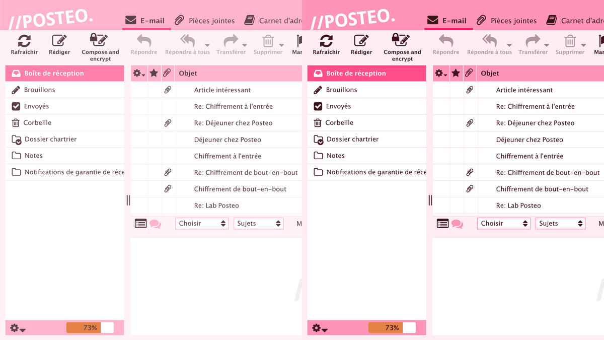 posteo_fr's tweet photo. Nouveau chez Posteo : beaucoup de couleurs, deux niveaux de contraste et mode sombre https://t.co/84MxWRXpwJ https://t.co/ayIivyhUKa