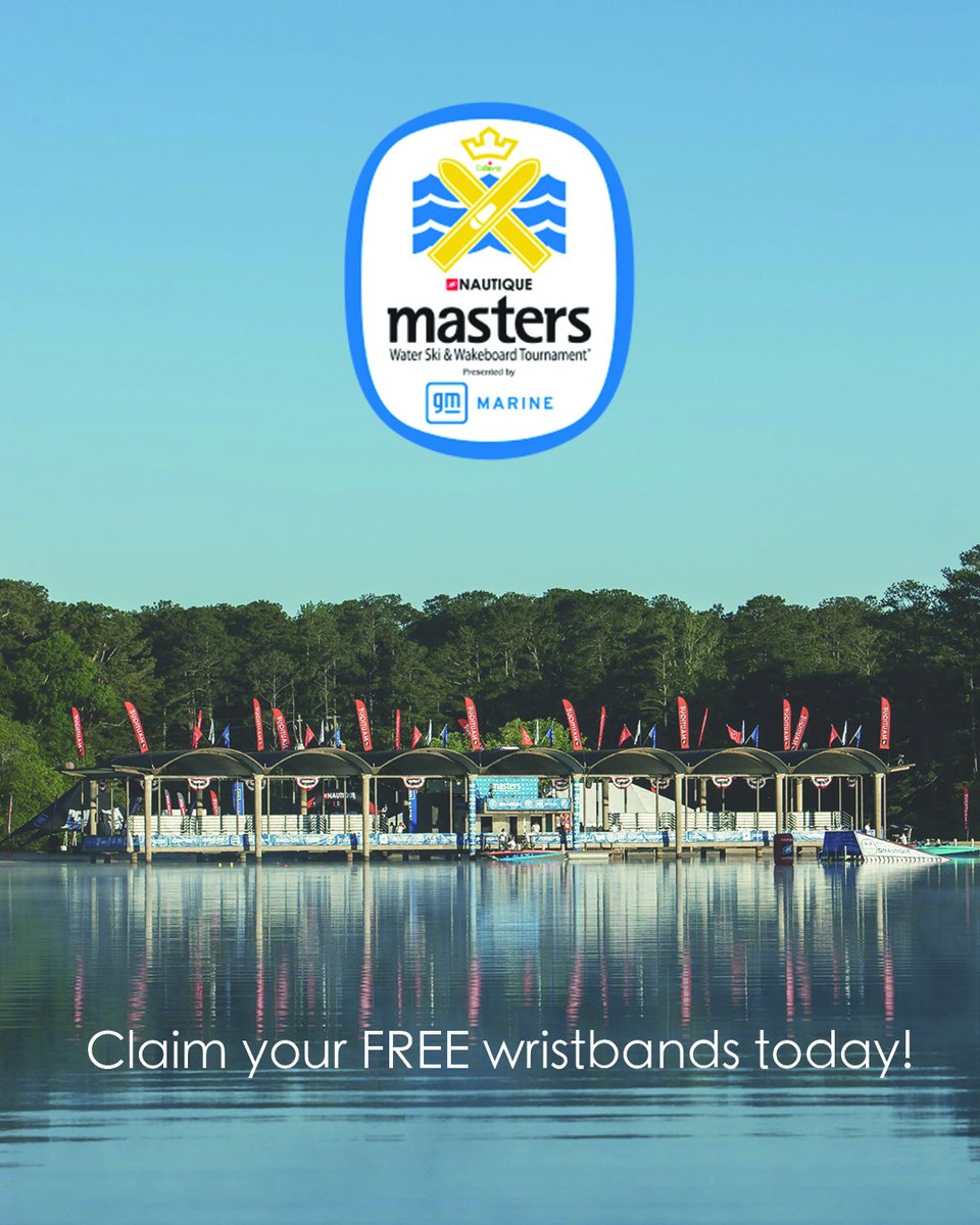 What are you doing May 26th-28th? 
Want FREE wristbands to the 2023 @NautiqueBoats Masters? 
Stop by our Buford or Oconee location to claim yours today!