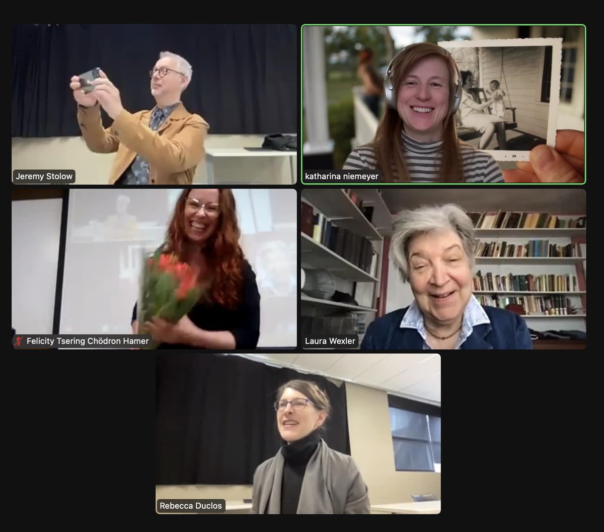 Goofy photo of myself and (most of) my committee yesterday soon after it was announced that my #PhD  #dissertation had been accepted without revisions! On my birthday no less! <a href="/Concordia/">Concordia University</a> ⭐️Dr. Hamer