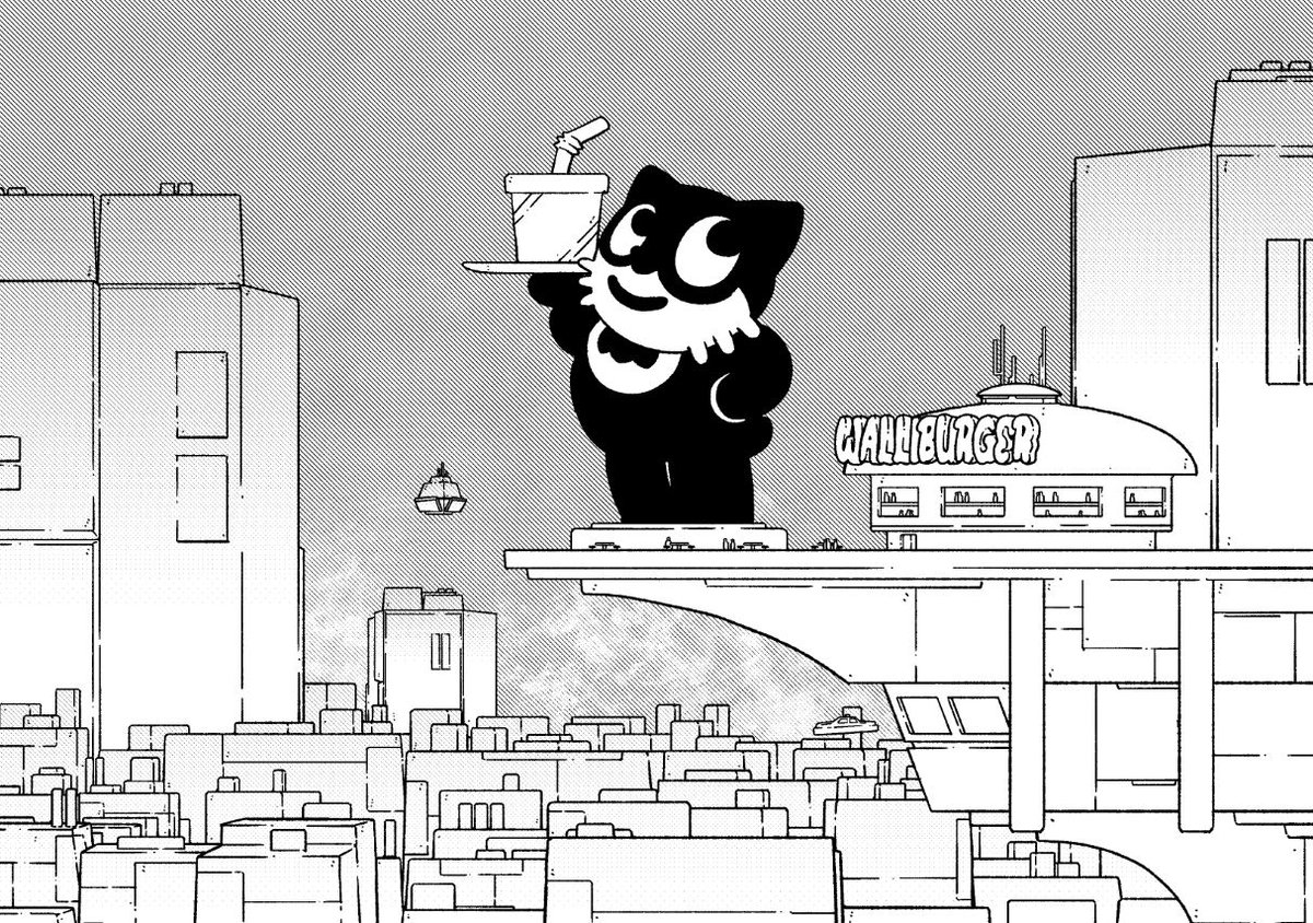 NebNovComic's tweet photo. The city of Neo-York is observed by the towering shadow of Walli at every Walliburger location. A sinister presence? Perhaps... only time will tell.
-
#comics #makingcomics #justmakecomics #nebnovcomic #nebulanovem #indiecomics #indie #comicart #screenshot https://t.co/WbjMcoWcb4