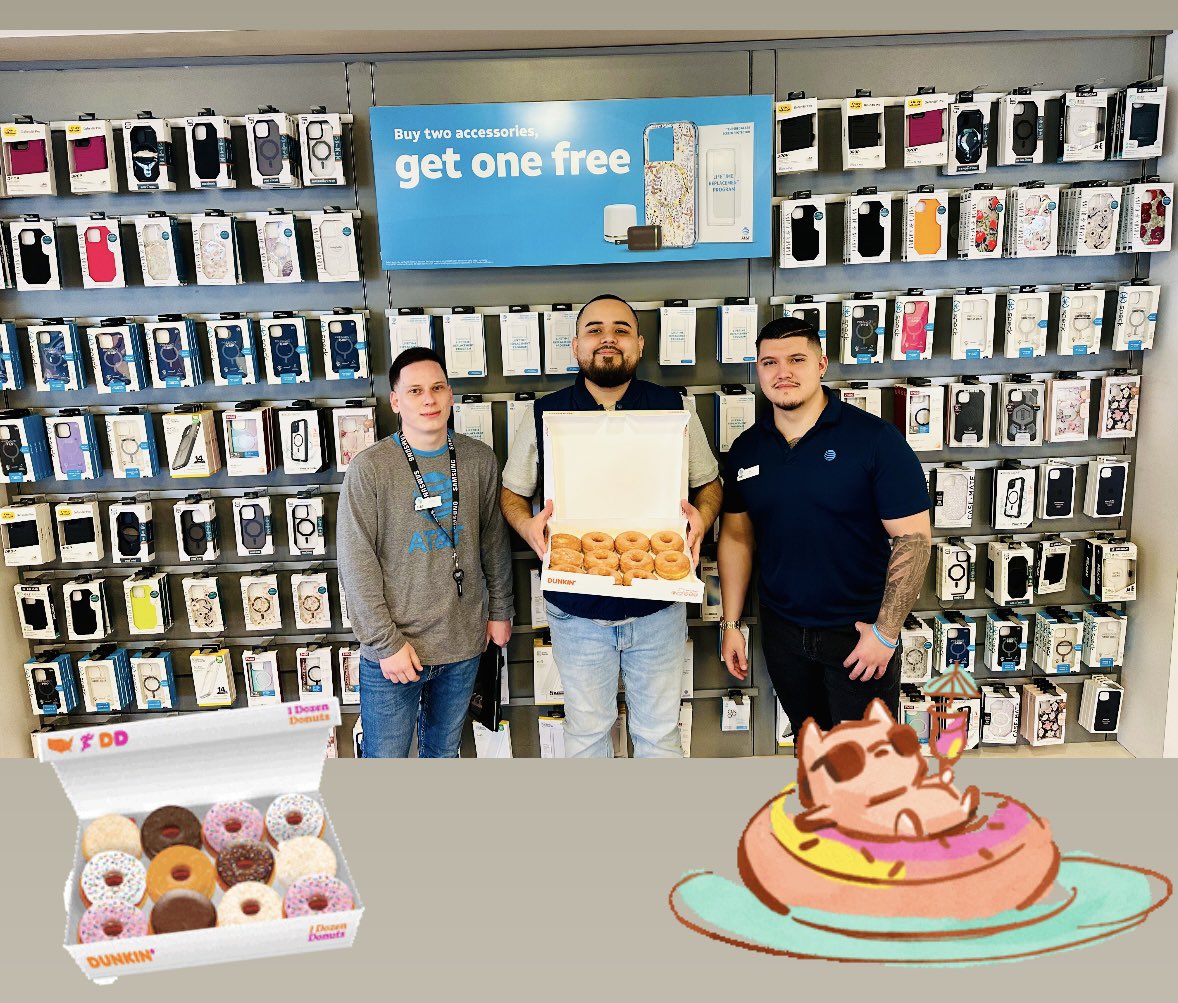 Mairuu3's tweet image. Donut Thursday is our tradition in Rogers. Peep that accessory wall. 👀💗 #kamo6 #winmoore @RogersTeam72 @matt12johnson @NA_IceCold @KAMO_A_Train we are ready for tomorrow!! 🥳💅🏽