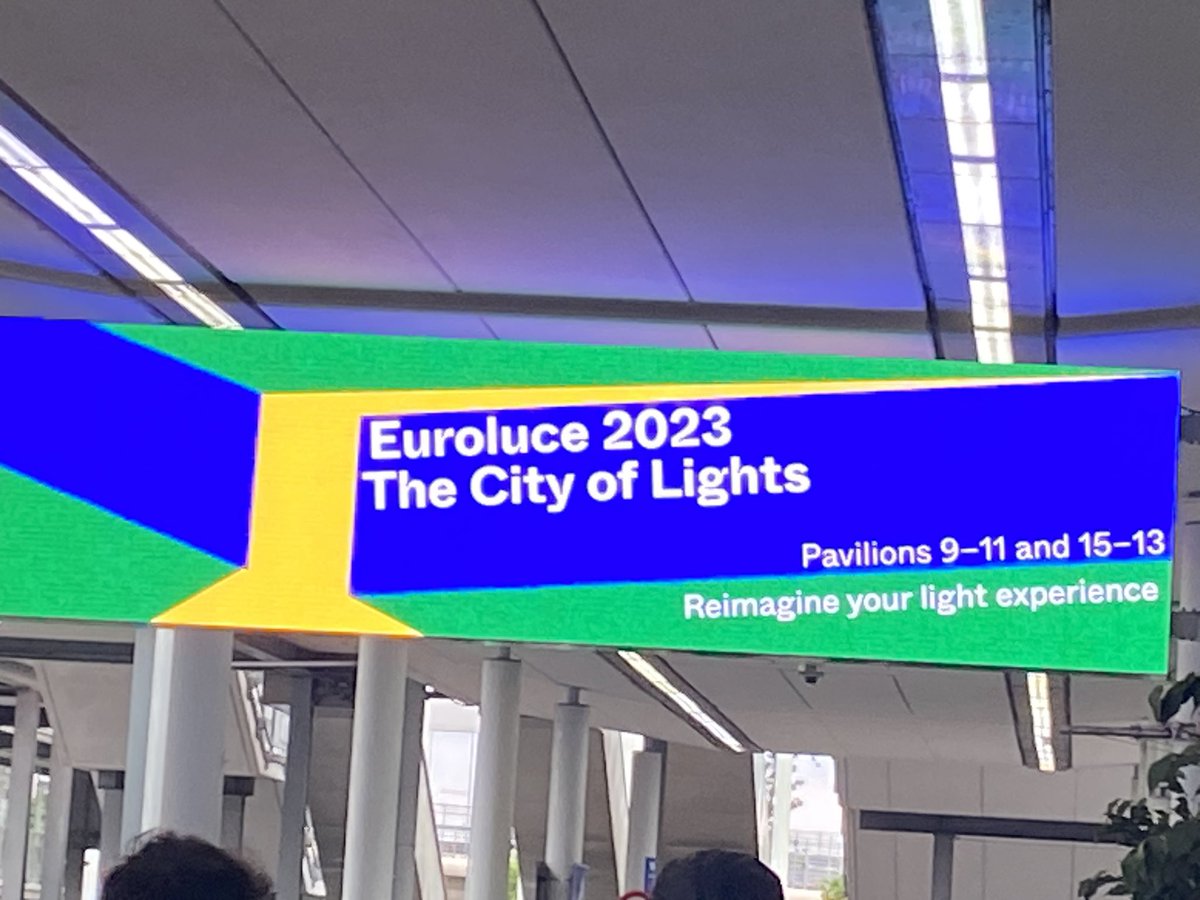 marion_ebel's tweet photo. 1st day at @iSaloniofficial! What an amazing display of diverse lighting products and design. Looking forward to discovering more tomorrow. #euroluce2023 https://t.co/Ekl8eNQjFQ