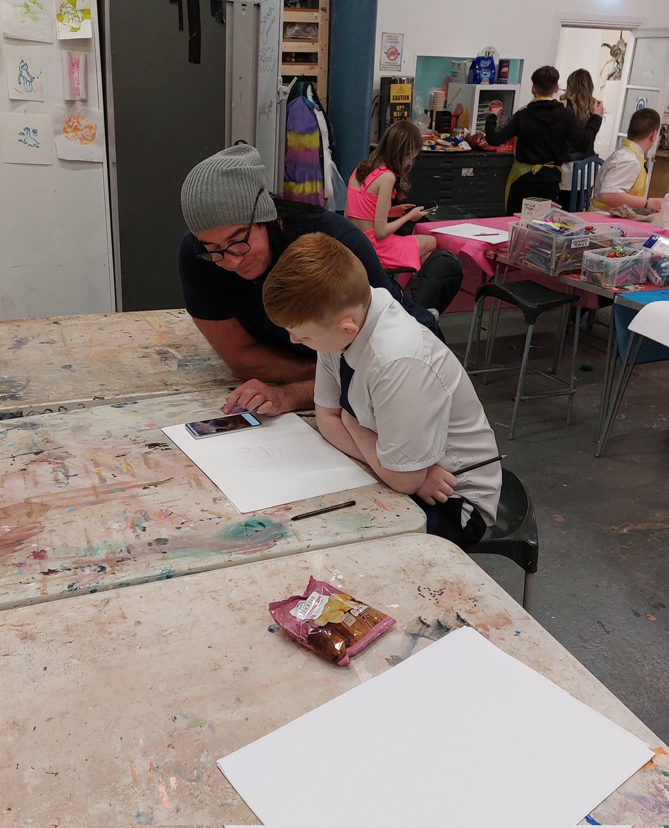 ndhs1's tweet photo. Some of our artists are embarking on creative projects with our partners at #RigArts https://t.co/d5qO6Ez0fz