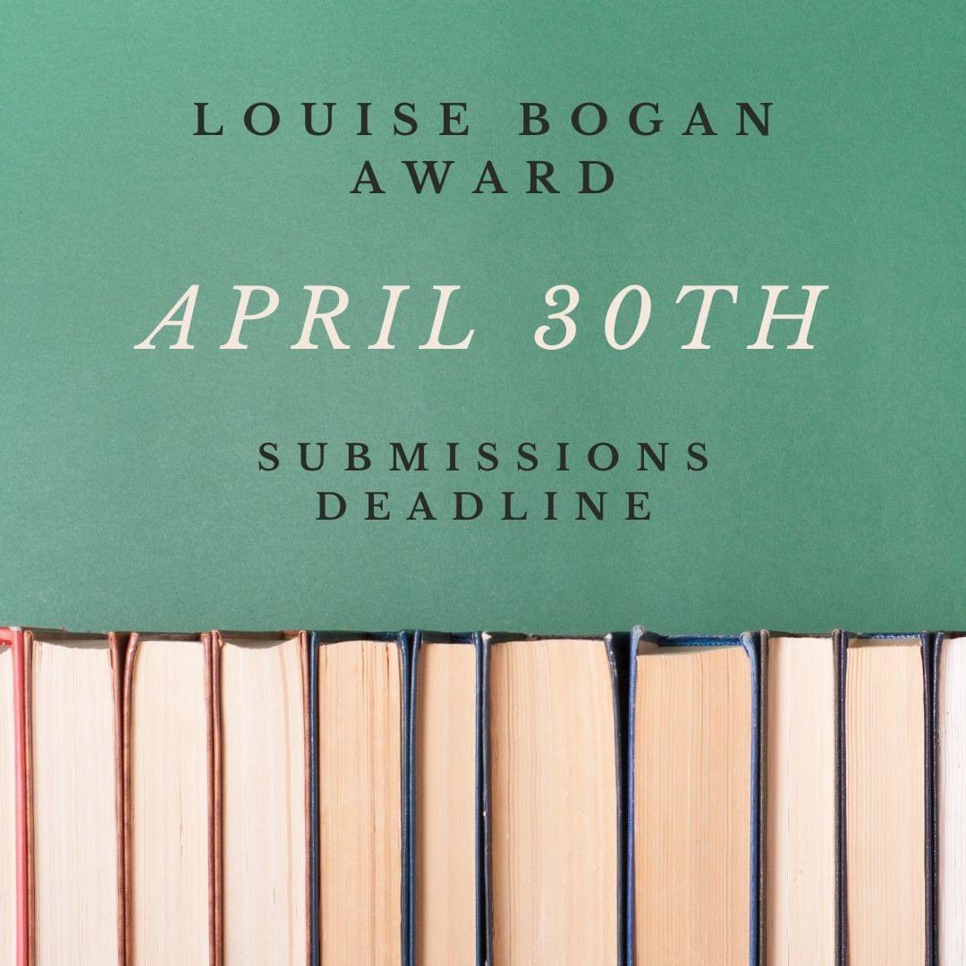 April 30 is only 10 days away! Submit your manuscript to the Louise Bogan award, judged by Kimberly Blaeser. For more information, click here: triohousepress.org/contests.html #poets #PoetryMonth #poetrycommunity