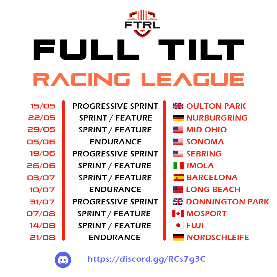 Full Tilt Racing League tweet media