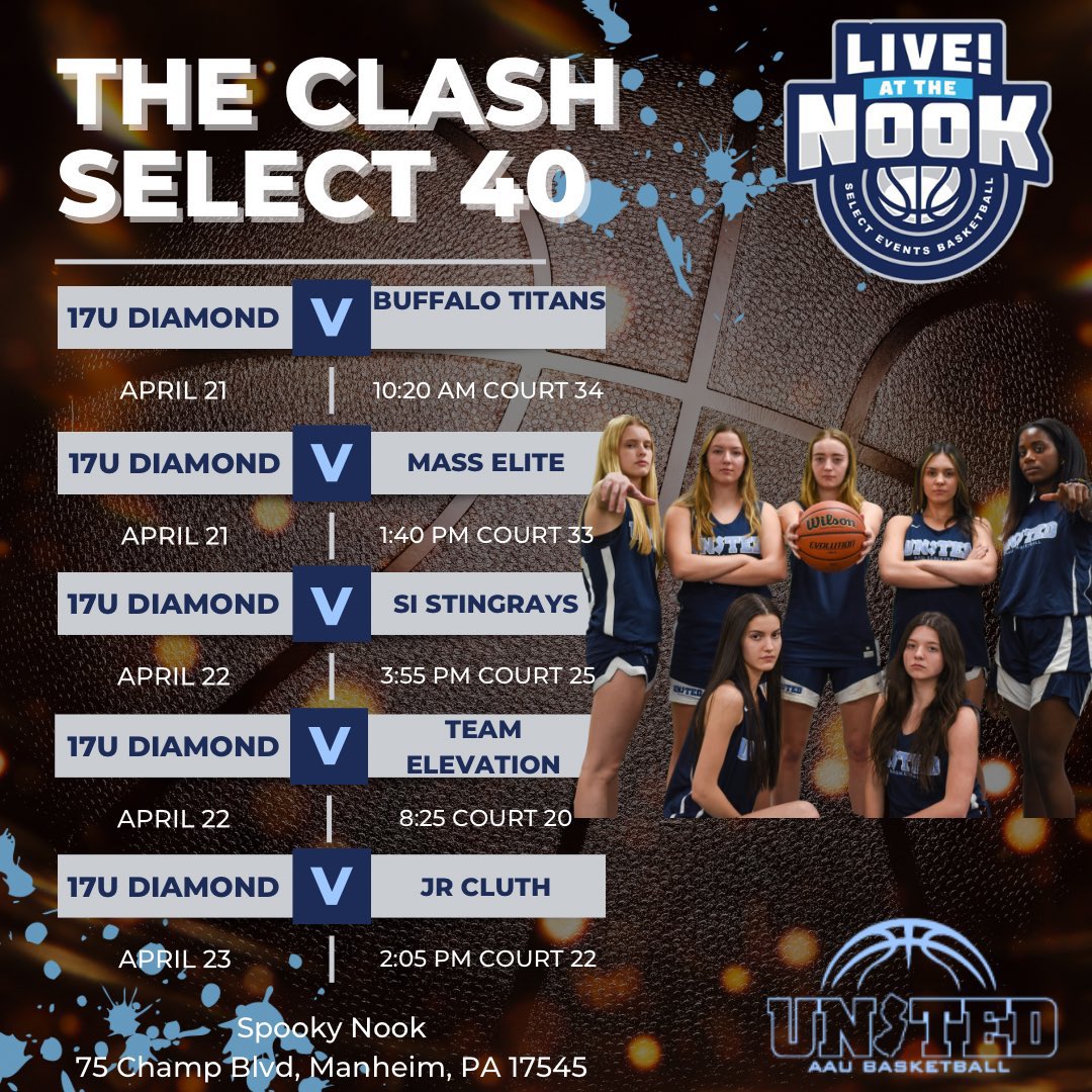 Allyson Scerbo (@coachscerbo) on Twitter photo Locked, loaded and ready to battle!
Come check out our 17U Diamond team this weekend. Lots of college level talent and unselfish kids who are competitive!
Seven 2024’s and three 2025’s on roster
<a href="/unitedNJaau/">United NJ AAU</a> Locked, loaded and ready to battle!
Come check out our 17U Diamond team this weekend. Lots of college level talent and unselfish kids who are competitive!
Seven 2024’s and three 2025’s on roster
<a href="/unitedNJaau/">United NJ AAU</a>