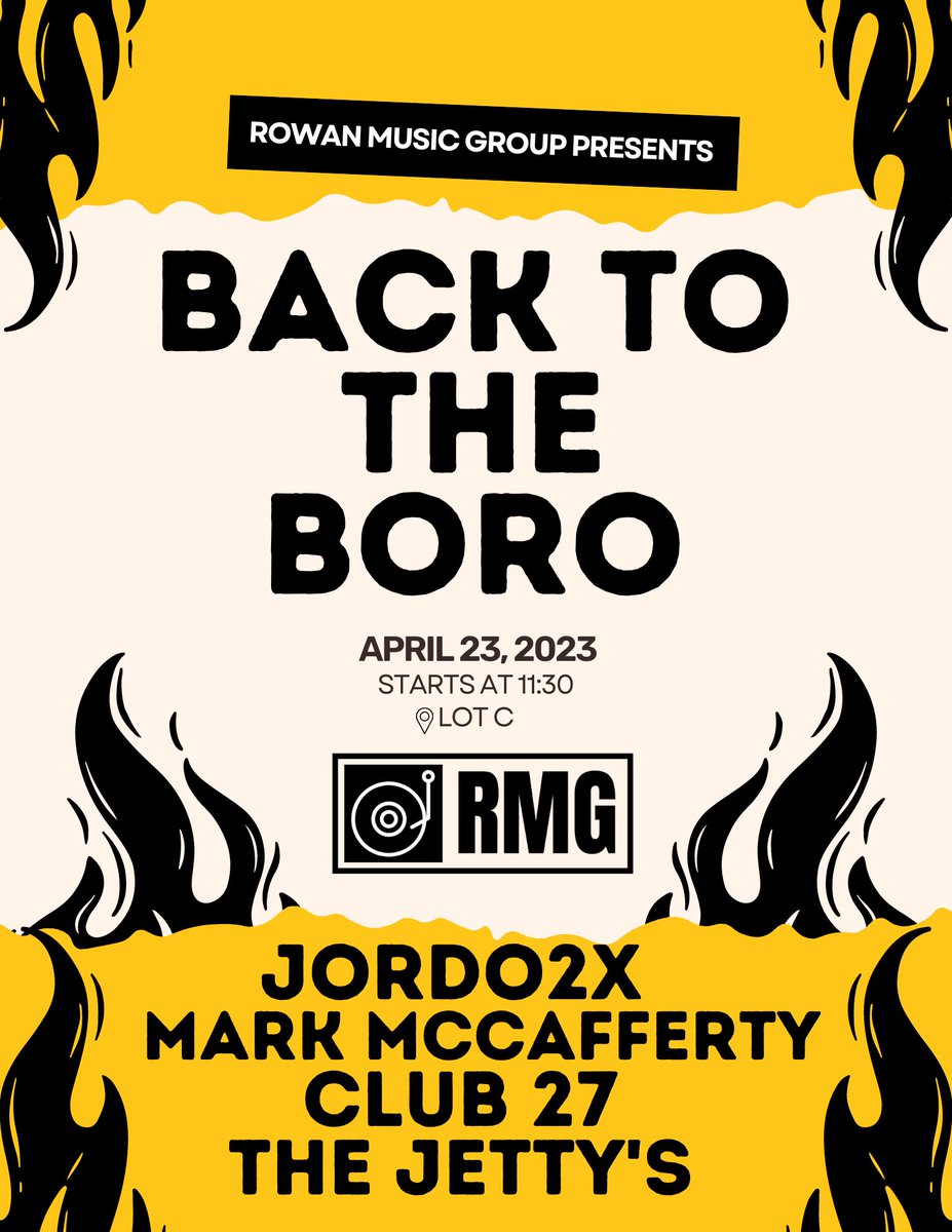 BACK TO THE BORO! This Sunday 4/23! Stop by to hear Some Great Tunes!🎶🎸 #rmg2023