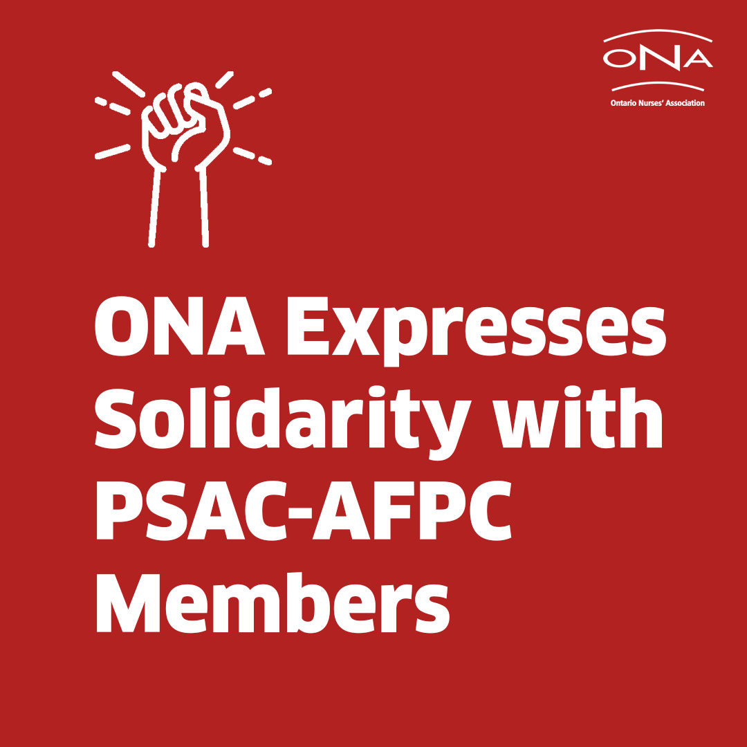 ONA stands in solidarity with @psac_afpc in their fight for a fair deal because #WorkersCantWait! To show your support, find your local picket line to support here: workerscantwait.ca #canlab #onlab