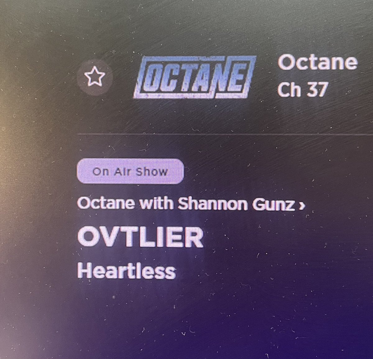 queensgoth's tweet photo. Oh @shannongunz @SXMOctane absolutely loving the new single #Heartless by my boys in @ovtlierband  it’s an absolute banger, a definite keeper #WorldPremiere #HardRock #NewRock #NewMusic #SXMOctane #Octane #OctaneTestDrive #Ovtlier #OutlierOutpost https://t.co/H2XEAqzwvw