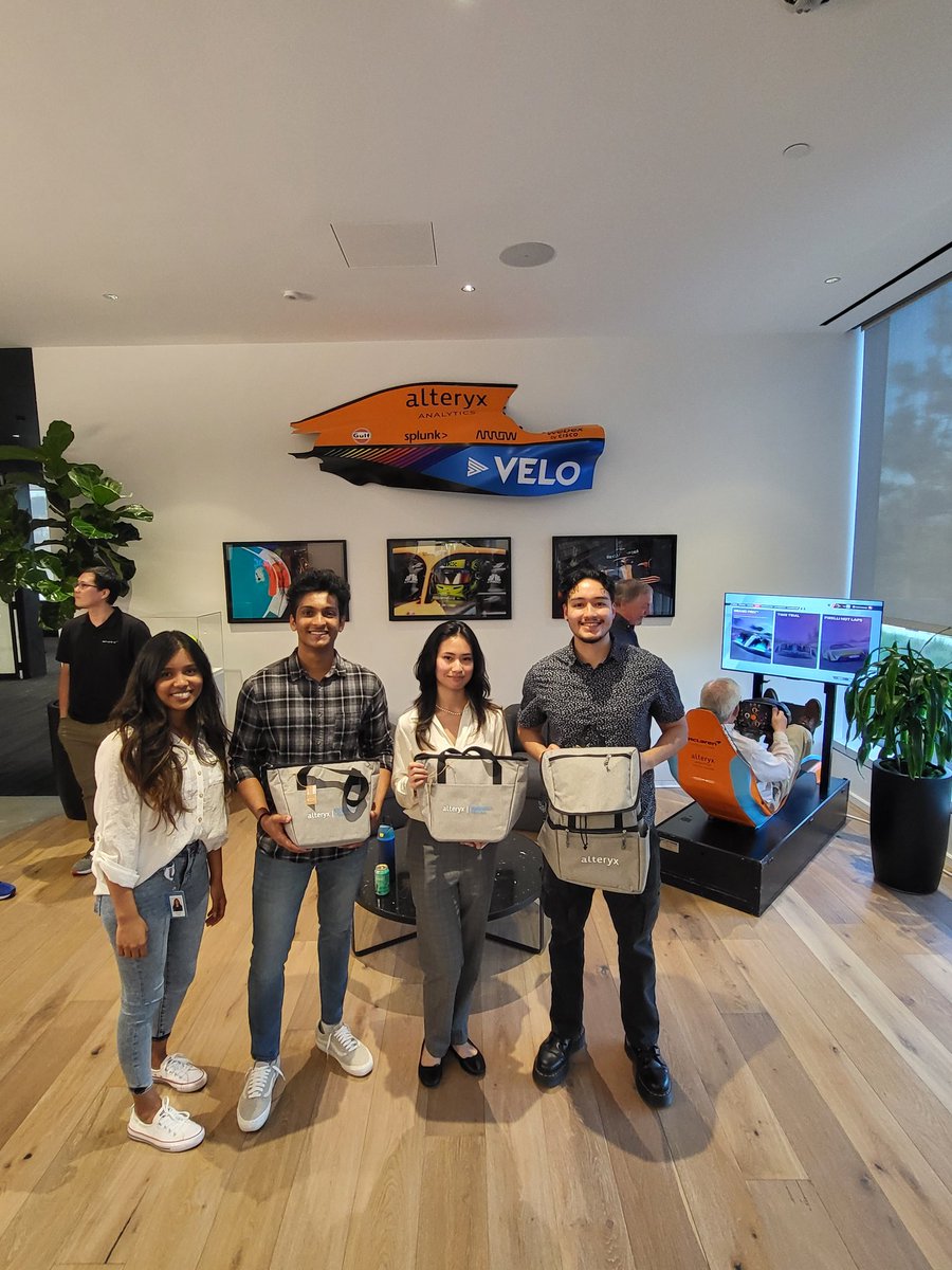 JayGarciaUSMC's tweet image. #ICYMI: Yesterday, our #AlteryxSparkED team hosted an @alteryx Designer workshop and HQ tour for students from @csuf, @UCIrvine, @CSULB, @ChapmanU, @UCLA, and @IVCupdates. #Congratulations to the winners of the @McLarenF1 Simm competition!