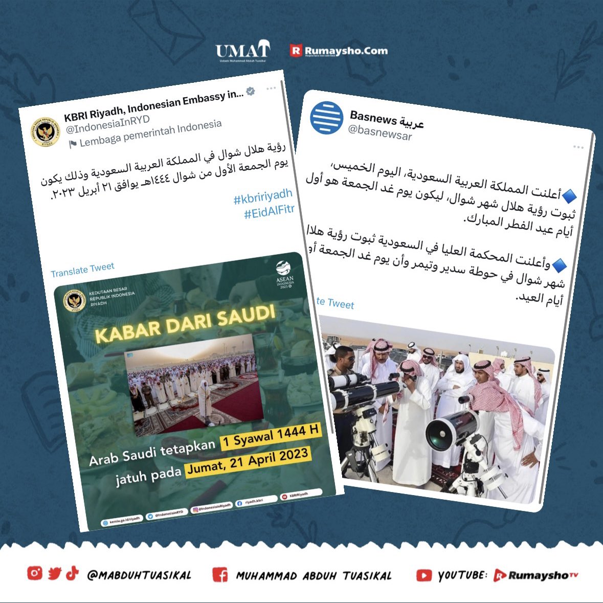 Muhammad Abduh Tuasikal tweet media