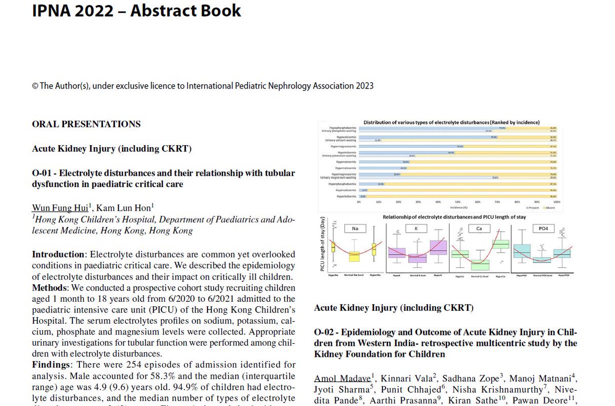 Ped_Neph's tweet photo. Read the Abstracts from the 19th IPNA Congress in Calgary, AB Canada in 2022. More information about the Congress is here https://t.co/uiS1cIwa1K and a link to the Abstracts appears below.
https://t.co/AYaTiNRzIM https://t.co/sbV8ULo56p