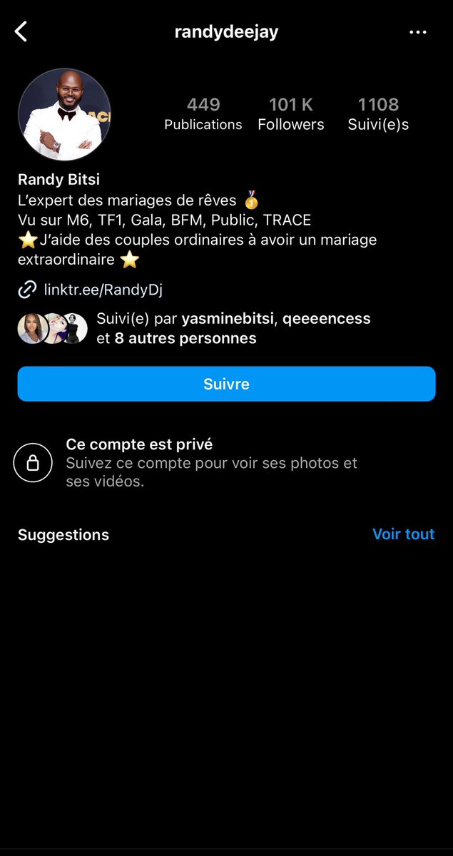 welovemedusa's tweet photo. #randydj a rendu son compte Instagram privé 🤭 c’est chaud sur lui , il est vraiment mal 😅 donc à moins d’être abonné vous ne pouvez plus rien voir 🤪🤷🏾‍♀️ #goudronfm https://t.co/DAxtt7Mf2V