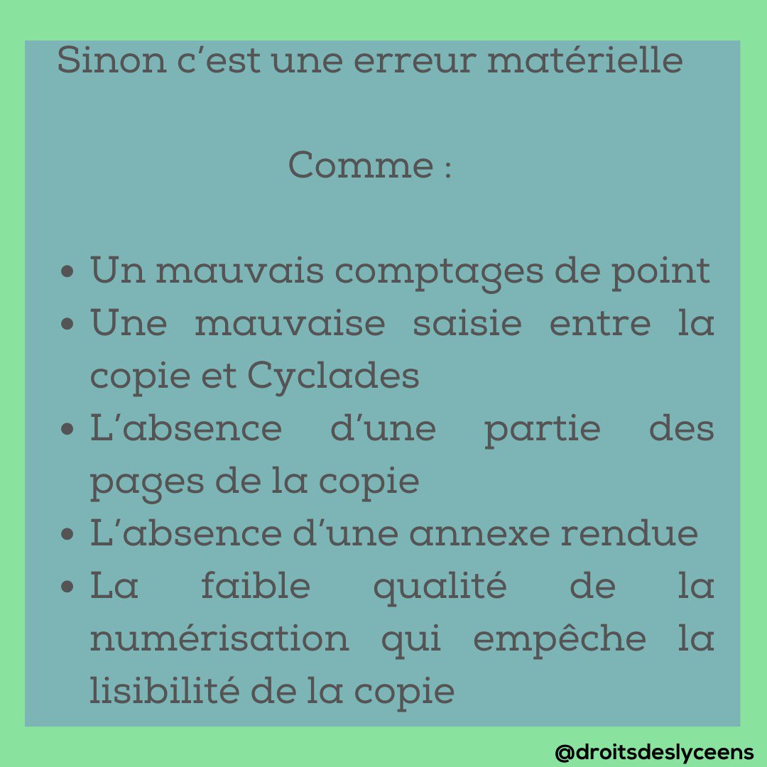 Droits des lycéens tweet media
