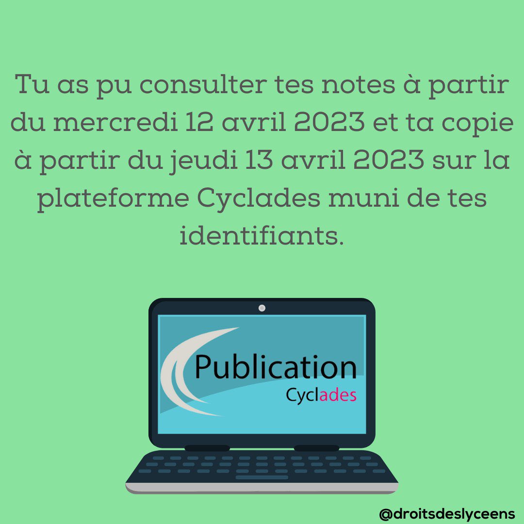 Droits des lycéens tweet media