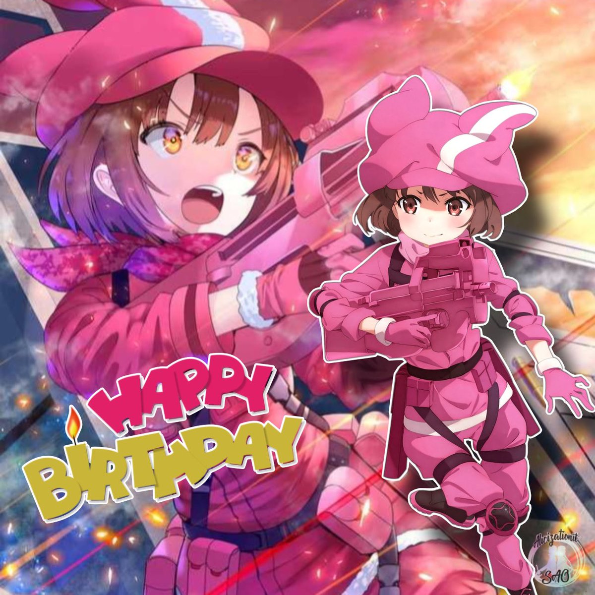 AlicizationIT's tweet photo. Happy Birthday Llenn!🎉🩷
#sao #saoanime #swordartonline#ggoalternative https://t.co/ZVq1m8p7KI