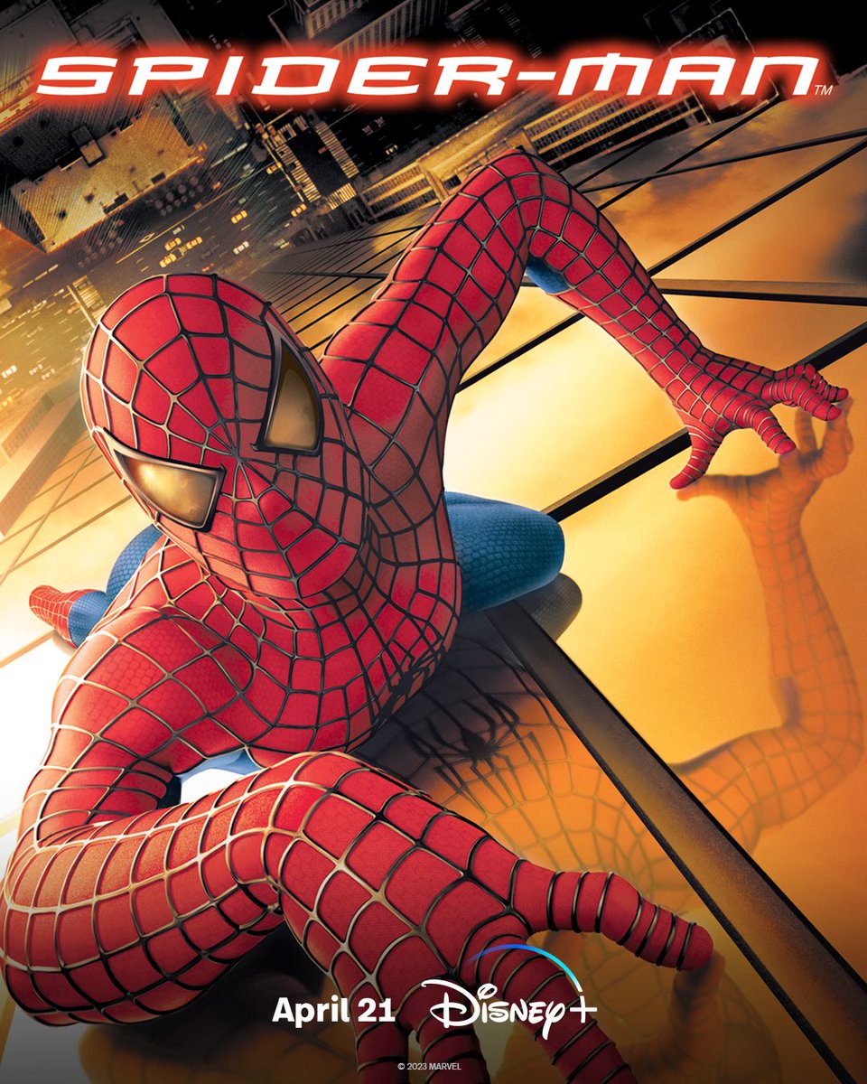 🕸 Spider-Man arrives tomorrow, April 21, on #DisneyPlus.
