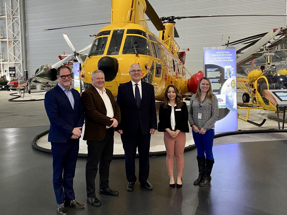Excellente rencontre avec <a href="/COPAnational/">COPA - All for Flight / À plein ciel</a> au <a href="/MuseeAvEspace/">Musée de l'aviation et de l'espace du Canada</a>, pour discuter du financement fédéral #FNIdeRS et des moyens de créer une formation à la sécurité, à la recherche et au sauvetage plus accessible pour les pilotes de loisir.

👉 newswire.ca/fr/news-releas…