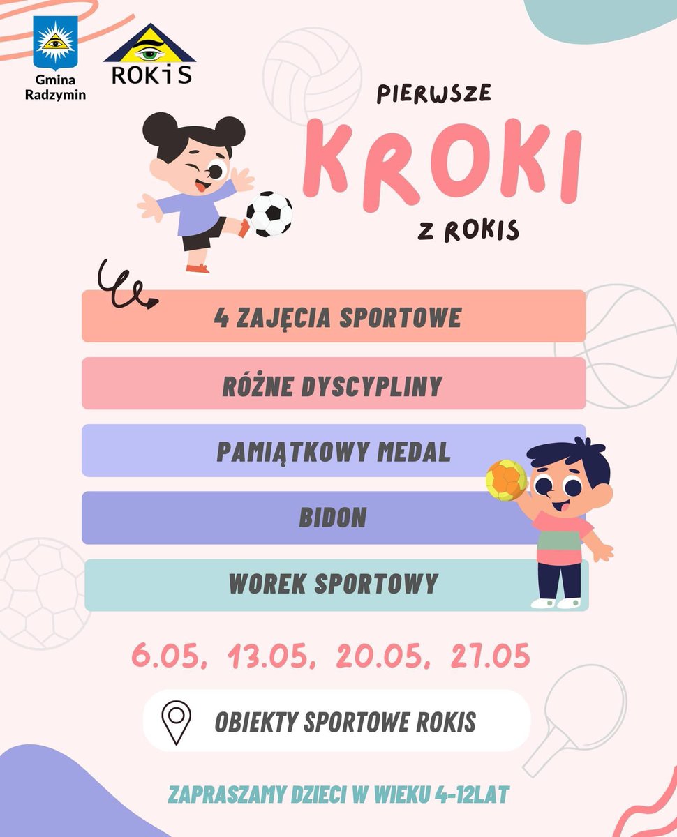 mogiel11's tweet photo. Pierwsze kroki z Rokis to kolejny nowy projekt, ktory powinien znajdowac sie w kazdej instytucji dbajacej o powszechnosc oraz rozwoj sportu na terenie miasta,gminy, powiatu. 

Rodzicu,pozwol dziecku zdecydowac co podoba mu sie najbardziej.
Efekt? Brak miejsc po niespelna dobie https://t.co/mnZbs5ygVa