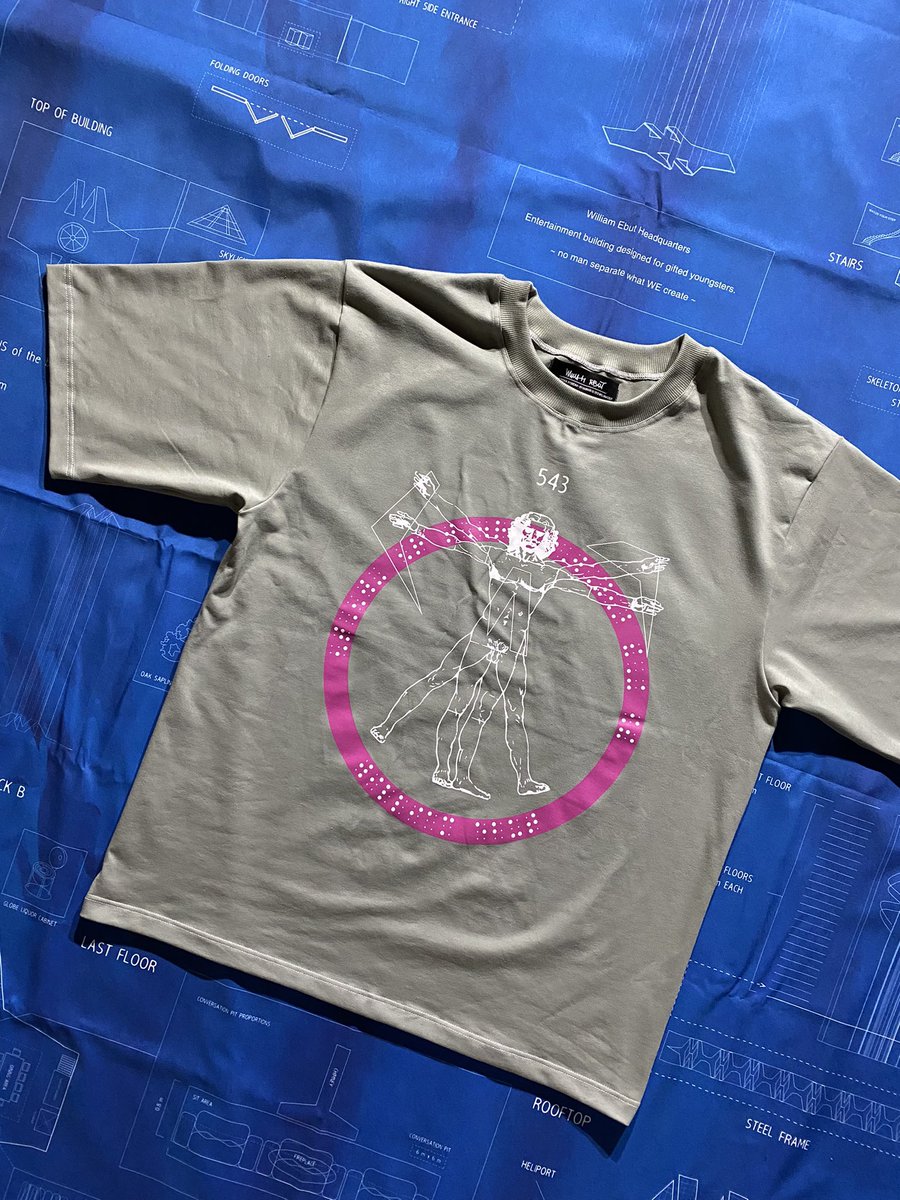 willebut's tweet photo. WITRUVIUS TEE ~ První kdo uhodne v komentářích na IG, co znamená číslovka 543, dostane tenhle piece zdarma. 🧠 https://t.co/vM9moMQwrJ