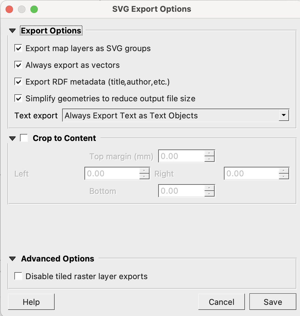 This came up at a recent conference but - these are the settings you want to get easily editable text in #QGIS for #Illustrator