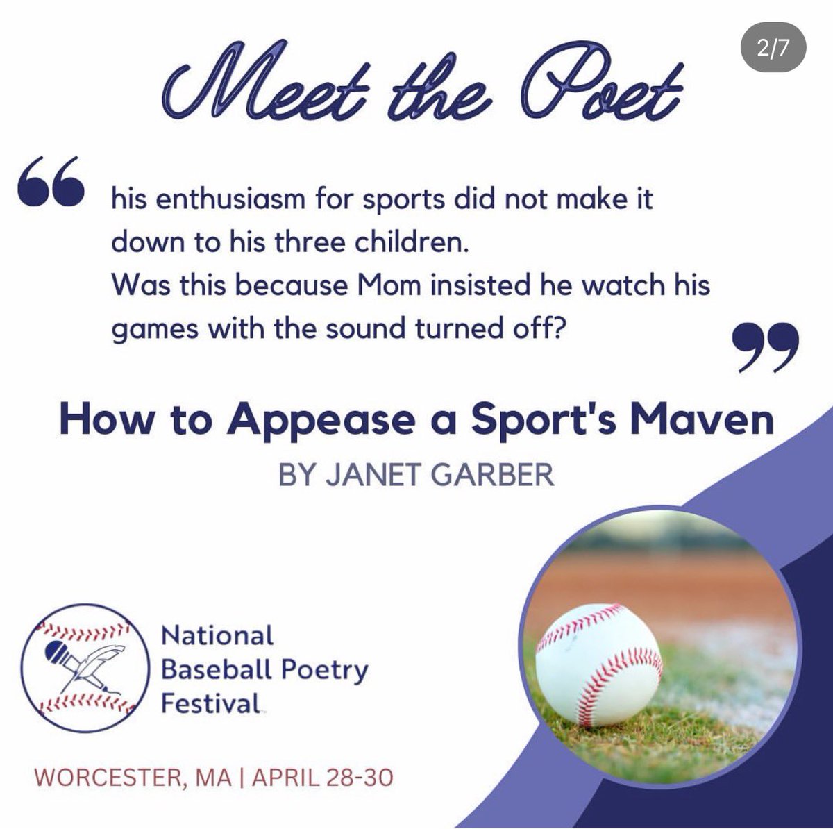 NBPF23's tweet photo. ⚾️ Additional excerpts from poems from our baseball bards…#NaPoWriMo #NationalPoetryMonth #poem #poetry https://t.co/Et4ZWj24X3