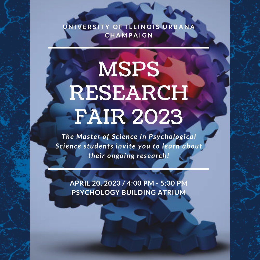 Today is the day!

Many of the research projects are works in progress. Your feedback, comments, discussion, and questions will help MSPS students hone their ideas and improve their communication skills.