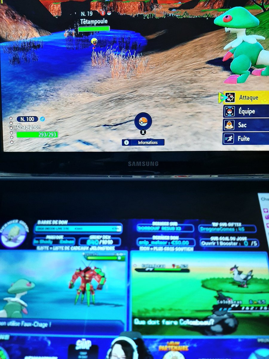 Snip_MeteroR's tweet photo. Double shiny sur le live de @NauziraTv entre mon têtempoule et son mouscoto 😁 https://t.co/Yq9aOiRh0k