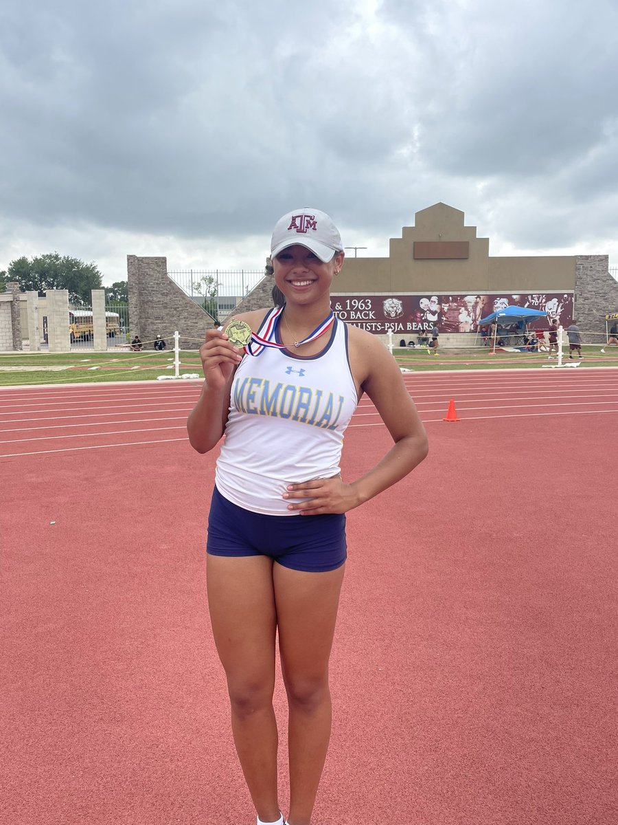 Congrats to Amare Hernandez. With a jump of 5’2, Amare is our area champ &amp; regional bound! #werunasone