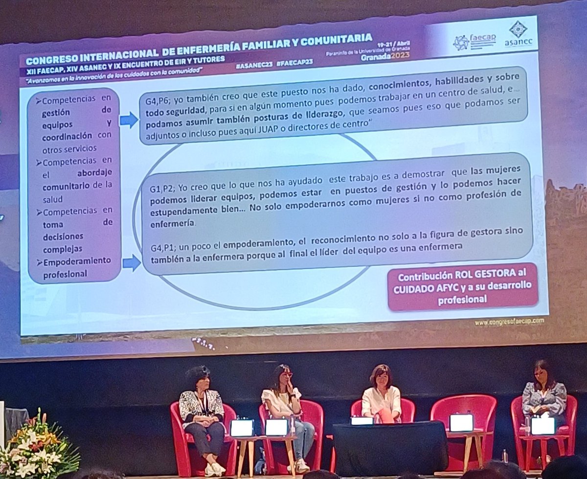 Judd___'s tweet photo. Nuestra compañera @ArrateItu hablando de la experiencia en Osakidetza: "Liderazgo de la #EFyC en la Gestión de Casos". https://t.co/ZnVBhsaB0Y