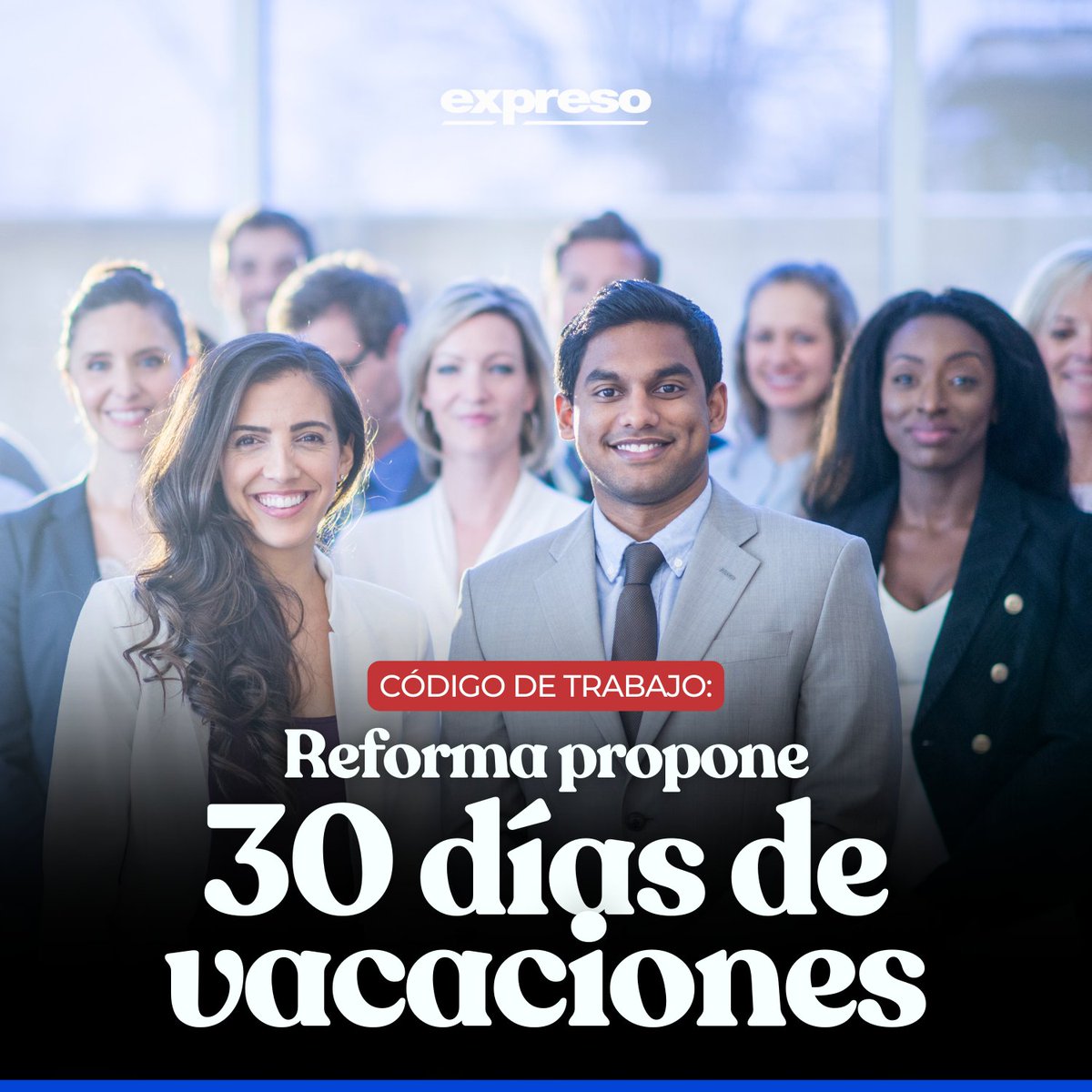Expresoec's tweet photo. La Asamblea tiene listo el primer borrador de las reformas del Código de Trabajo, allí consta la ampliación de beneficios para los trabajadores como el incremento a 30 días de vacaciones, que actualmente es de 15 días en el sector privado.

Lee más: https://t.co/zsNG7m6QsX https://t.co/cpuheKSdyR