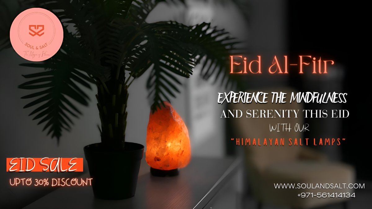 Salt2Soul's tweet photo. Bring the goodness and ambiance of himalayas this eid to your home and turn it into a delightful sanctuary.
With free shipping,free delievery and 30% discount all over UAE.
#nature#festival#peace#shopping#decor#business#Eid#uae https://t.co/gVxcPOjsIj
