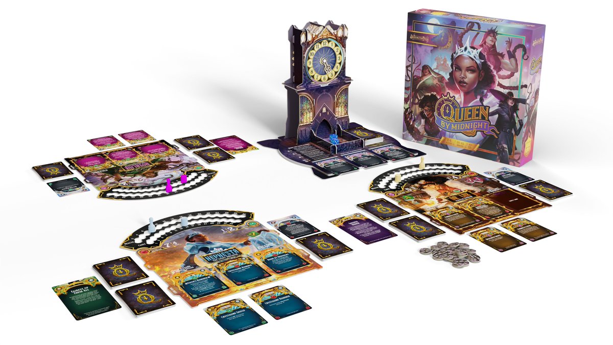 I'm so proud to be working at Critical Role and <a href="/DarringtonPress/">Darrington Press</a>!!

This State of the Press gives a TON of updates and announcements, including:

QUEEN BY MIDNIGHT, a STUNNING deckbuilding boardgame of badass Princesses by <a href="/KyleShire/">Kyle Shire</a> coming in AUGUST!

darringtonpress.com/queen-by-midni…