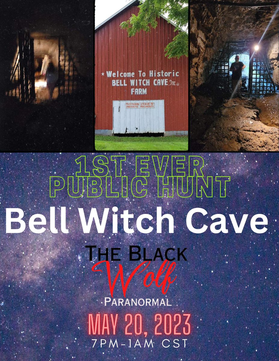 BellWitchCave1's tweet photo. Limited amount of tickets so get them now. To get tickets go to our Facebook page https://t.co/HxkE8CIPw3 https://t.co/D26jQdTXor