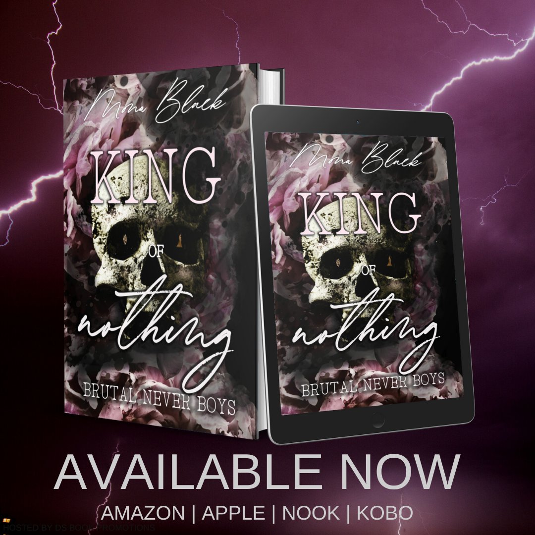 ✩ NOW LIVE! ✩ King of Nothing by Mona Black is available now

Hosted by @DS_Promotions1
amzn.to/3ouQ9Y0

#peterpanretelling #darkromance #fairytaleretelling #monablack #dsbookpromotions