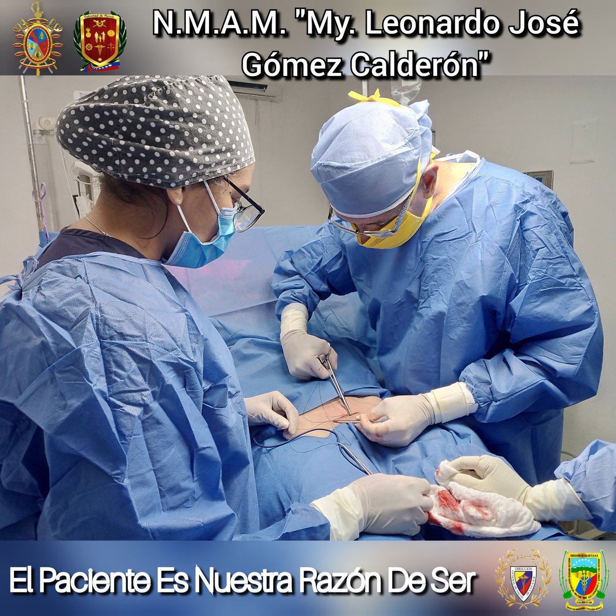 #20Abr || Seguimos llevando salud y bienestar a los pacientes con el Plan Nacional Médico-Quirúrgico, con sentido humanista, porqué #ElPacienteEsNuestraRazonDeSer
<a href="/DigesaludFANB/">DIGESALUDFANB</a> 
<a href="/ServiciosMPPDVe/">Viceministerio de Servicios para la Defensa 🇻🇪</a> 
<a href="/MinSaludVE/">MPPSalud</a>