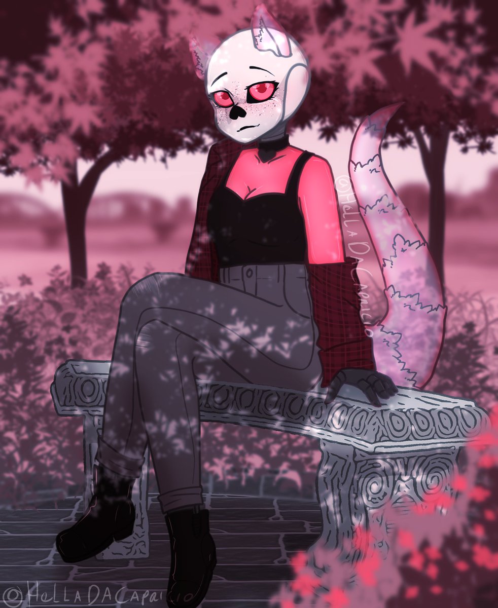 HellaDACapricio's tweet photo. Another piece of the color event!
This time we have Ochre from @bear_3point0 UwU
Look at her go! Isn't she gorgeous? :3 
I hope you enjoy! https://t.co/M33eN2FDrP