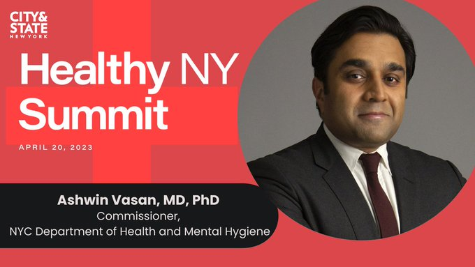 It was my pleasure to deliver the keynote address at 
today's @CityAndStateNY #HealthyNYSummit about the work we're doing to address mental health, the drivers of our decline in life expectancy and being a resilient, response-ready city to emerging public health threats.